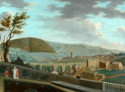 Vista nord-ovest di Halifax, c.1810 da Nathan Theodore Fielding